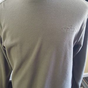 Real tree fleece turtleneck pullover